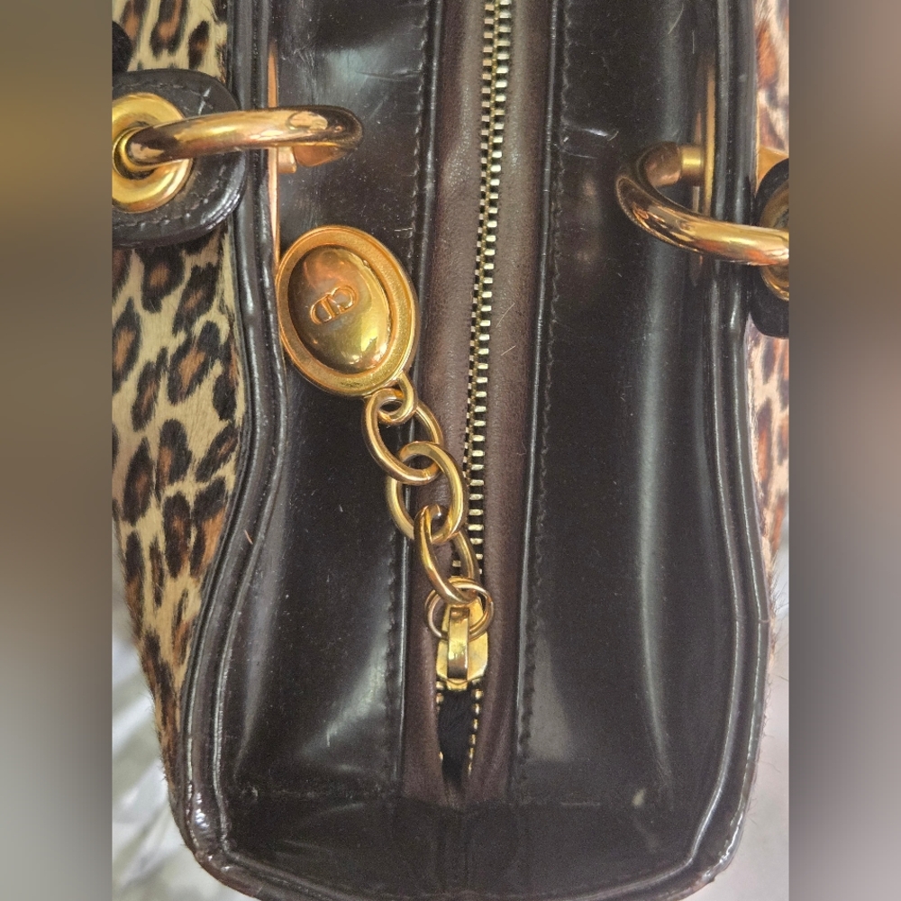 Authentic Christian Dior Lady Bag Cheetah ๐ Print - Picture 17 of 17